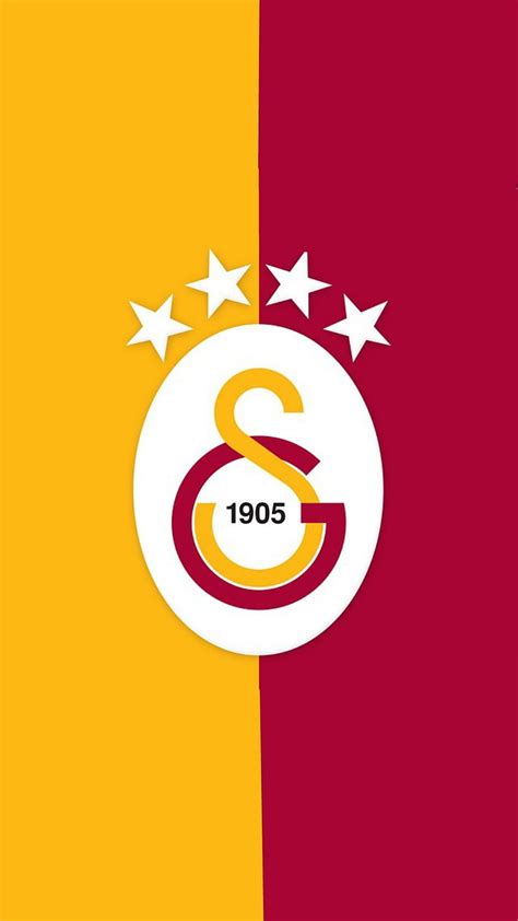 Galatasaray S K Soccer Logo Numbers Simple Background Hd