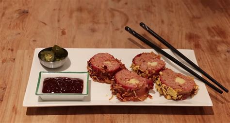 cook with meat have made bbq bacon sushi and now you can too metro news