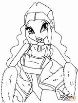 Winx Layla Aisha Roxy Kristina Drukuj sketch template