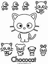 Chococat Coloring Sanrio Pages Tokidoki Colouring Characters Color Party Cat Books Kitty Cute Activity Hello Book Kawaii Felt Animals Popular sketch template