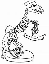 Coloring Pages Dinosaur Skeleton Bones Bone Human Ferrari Logo Jack Getcolorings Kids Fossil Color Colo sketch template