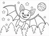 Coloring Bat Bats Pages Printable Supercoloring Categories sketch template