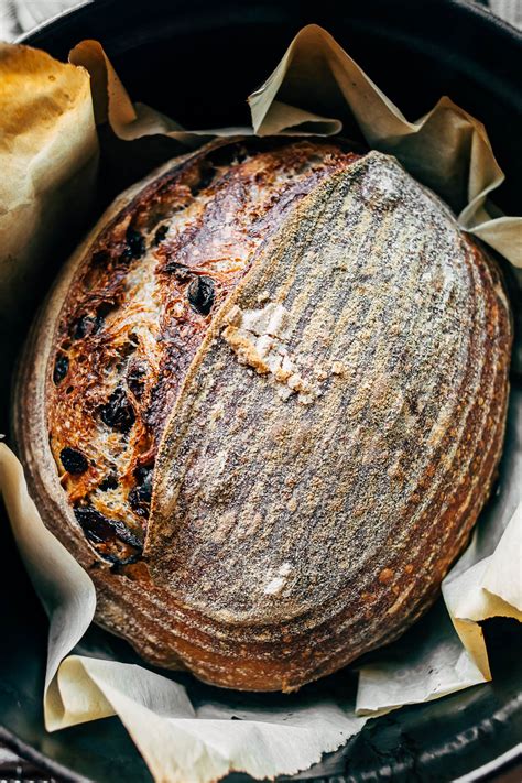 cinnamon raisin sourdough bread baked