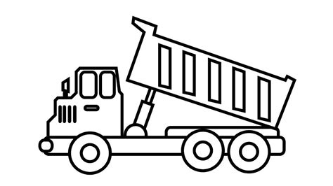 dump truck color page warehouse  ideas