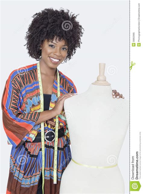 Portrait Of African American Female Fashion Designer With