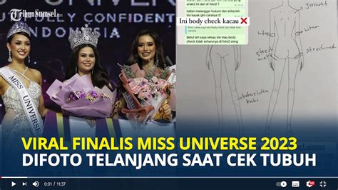 Viral Finalis Miss Universe 2023 Diduga Difoto Tanpa Busana Saat Body