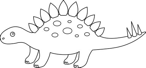 mewarnai stegosaurus