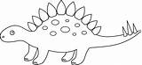 Stegosaurus Outline Dinosaur Coloring Clip Clipart Outlines Cliparts Drawing Cartoon Drawings Sweetclipart Silhouette Library Line Collection Pages Colouring Designs Sheets sketch template