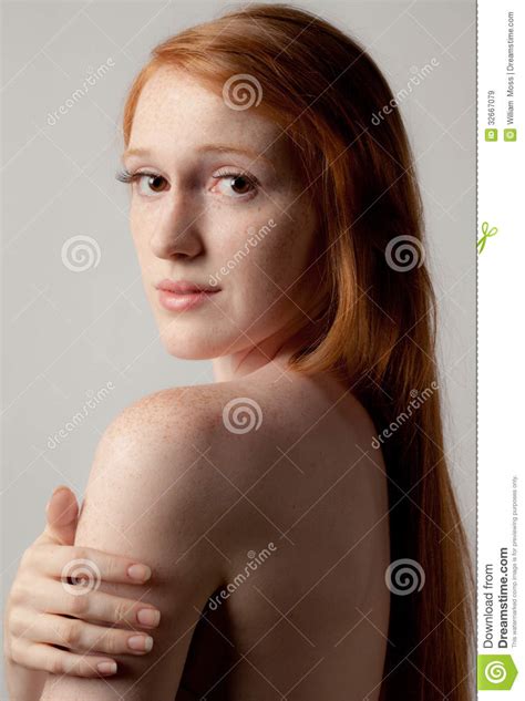 Freckled Beauty Stock Image Image Of Lovely Elegant