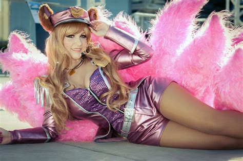 Sexy Popstar Ahri Cosplay League Of Legends By Kitsune