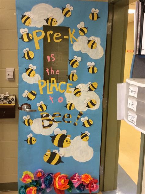 pre  bee door school door decorations teacher doors classroom fun