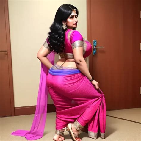 Ai Software For Photos Big Booty Saree Indian Aunty Back Full Thighs