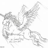 Alicorn Coloring Mlp sketch template