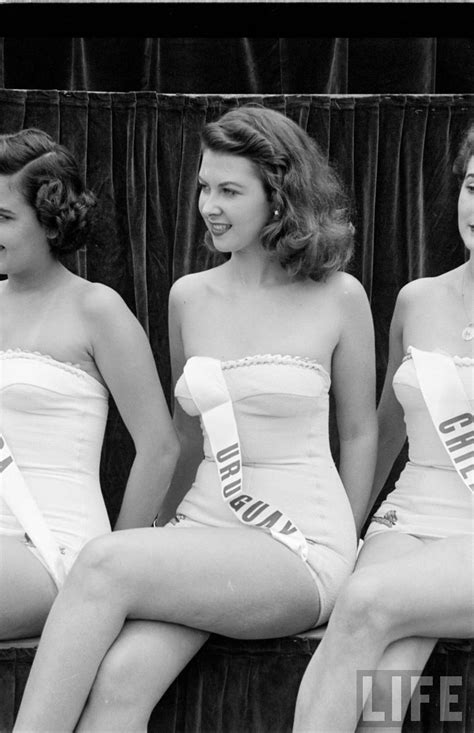 vintage portrait photographs of 30 contestants from the very first miss