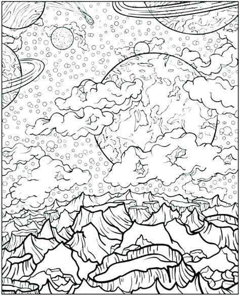 outer space coloring pages  getdrawings