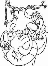 Tantor Tarzan sketch template