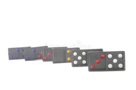 dominoes stockfoto bild von nahaufnahme stuecke unterschiedlich