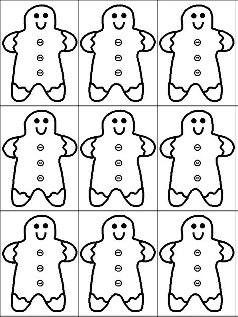 gingerbread man activity worksheet