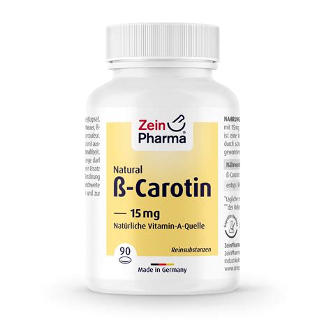 beta carotin natural  mg  kapseln