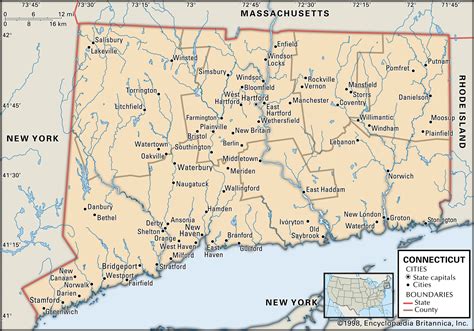 connecticut flag facts maps points  interest britannica