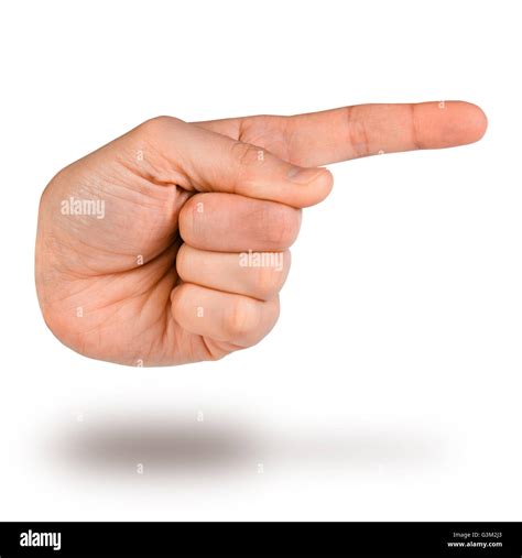 hand pointer hands pointing finger icon isolated  white stock photo