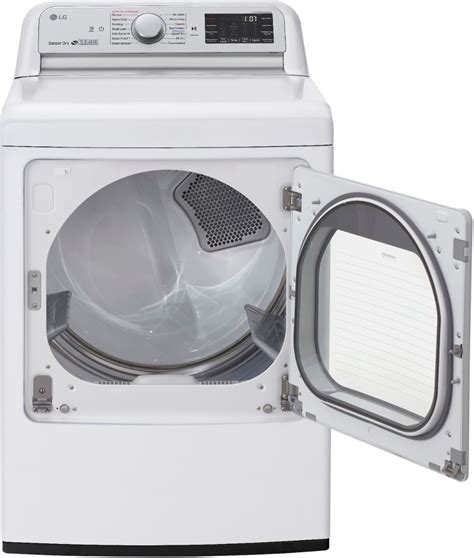 customer reviews lg  cu ft smart electric dryer  steam  sensor dry white dlexwe