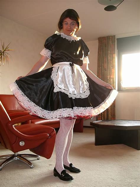 satin maid maid fabienne wears a pretty black satin maids … flickr
