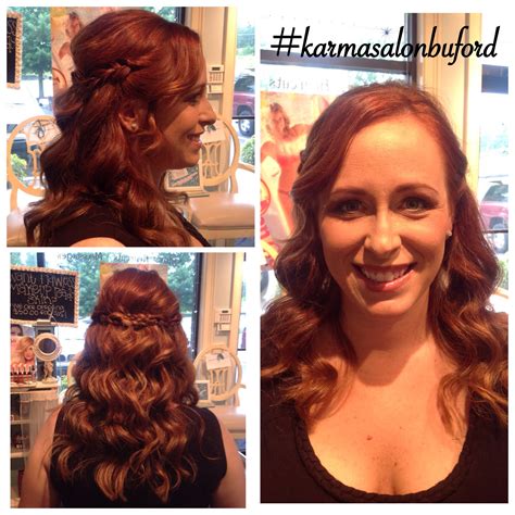 half up half down braided special occasion hairstyles
