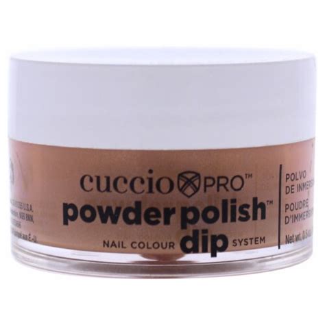 cuccio colour pro powder polish nail colour dip system brown sugar