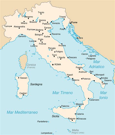Kingdom Of Italy 1919 Map •