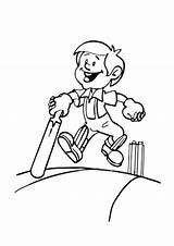 Batsman Indiaparenting sketch template