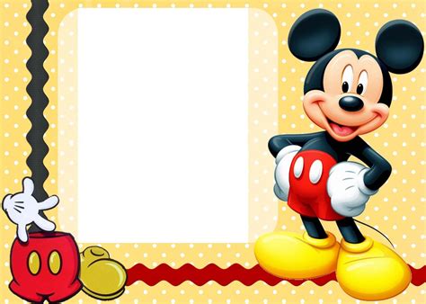 mickey mouse clubhouse blank invitations printable invitation design blog