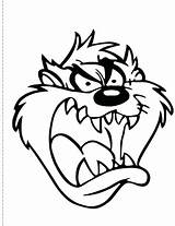 Devil Tasmanian Cartoon Coloring Pages Clipart Taz Cliparts Face Pic Draw Looney Tunes Printable Library Getcolorings Color Clip sketch template