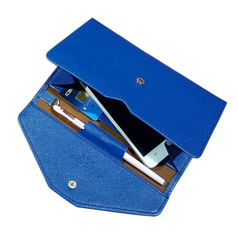 sookiay womens envelope clutch wallet sapphire blue clutch wallet