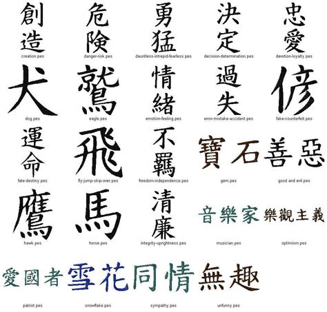 linaria dalmatica designs japanese kanji characters collection