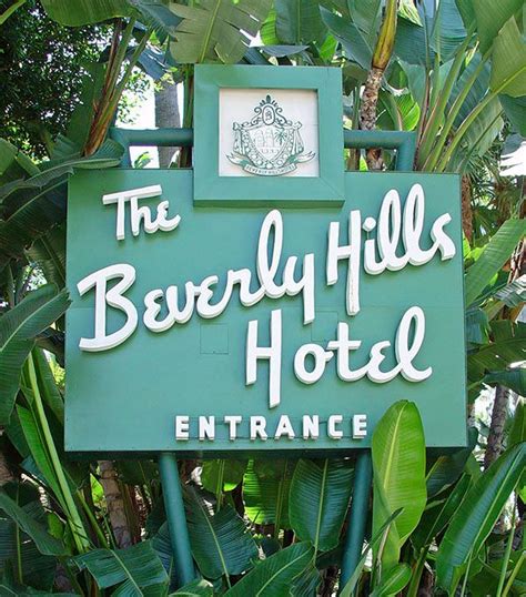 Beverley Hills Hotel Sign Hotel Signage Hotel Branding Branding Kit