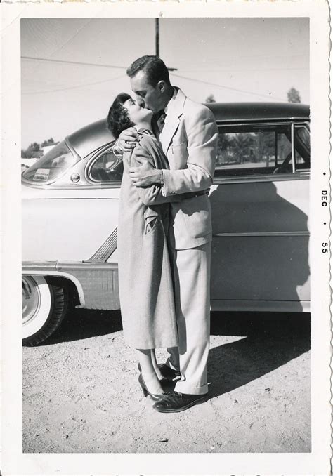 my grandma and grandpa in 1955 one month into marriage it looks like