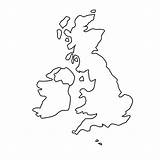 Map Blank Printable Outline England Britain Maps Scotland Ireland United British Clipart Kingdom Great Cliparts Outlines Kids Large Tattoo Northern sketch template
