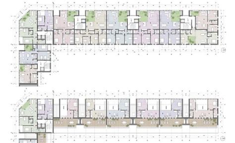 revit bim case mixed residential building  apartment type floor plans revit drawings