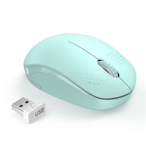 wireless mouse seenda  noiseless mouse  usb receiver portable computer mice  pc
