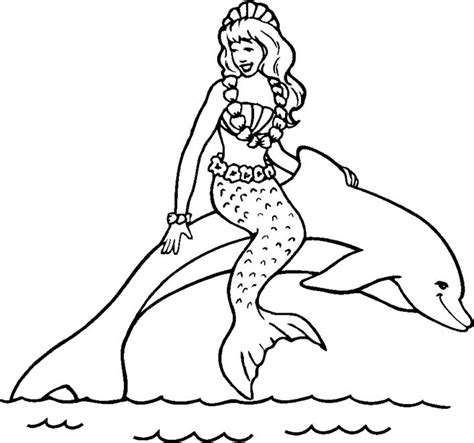 mermaidgif  dolphin coloring pages princess coloring pages