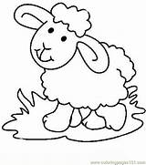 Easter Printable Coloring Lambs Color Pages Sheep Kids Eid Mammals Para sketch template