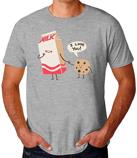 Cookie Loves Milk Funny Artwork Männer T Shirt Xx Large Amazon De