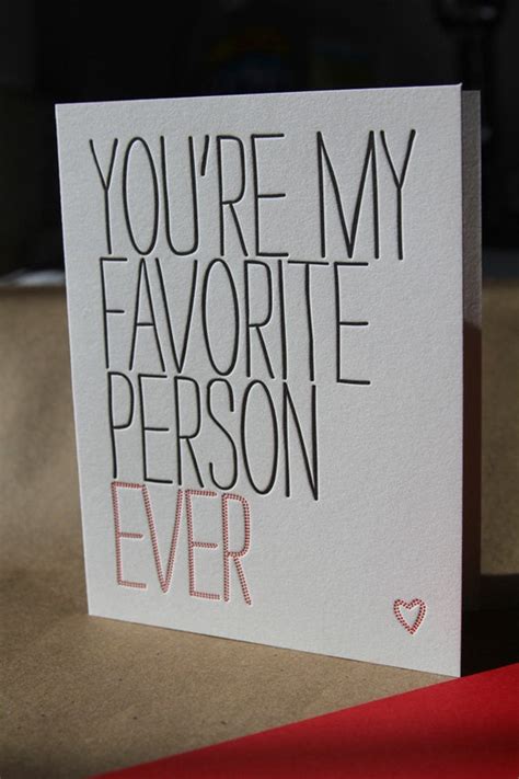 You Re My Favorite Person Ever Love Card