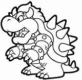 Mario Coloring Pages Super Bowser Also Printable Bros Kids Dessin Nintendo Comic Gal sketch template