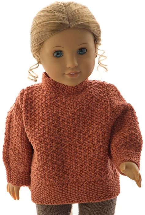Knitting Patterns For American Girl Doll Sweater American Girl Doll