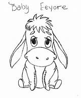 Eeyore Piglet Getdrawings Pooh Winnie sketch template