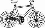 Bike Biycle sketch template