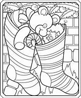 Bottes Coloriage Christmas Coloring sketch template