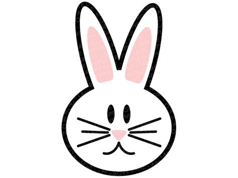 clip art bunny head svg rabbit cricut rabbit silhouette bunny head cricut bunny head clipart